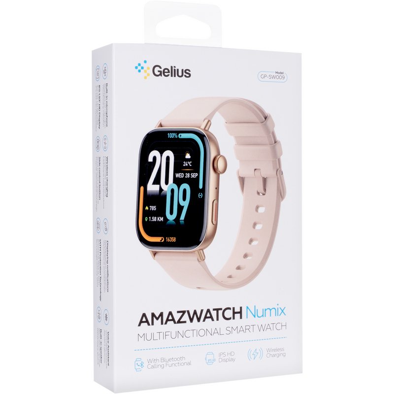 Смарт годинник Gelius Amazwatch Numix (GP-SW009) Gold