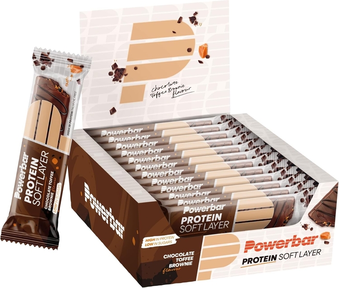 Powerbar Protein Soft Layer Протеїновий батончик - 12 шт x 40 г - Шоколад без пальмової олії