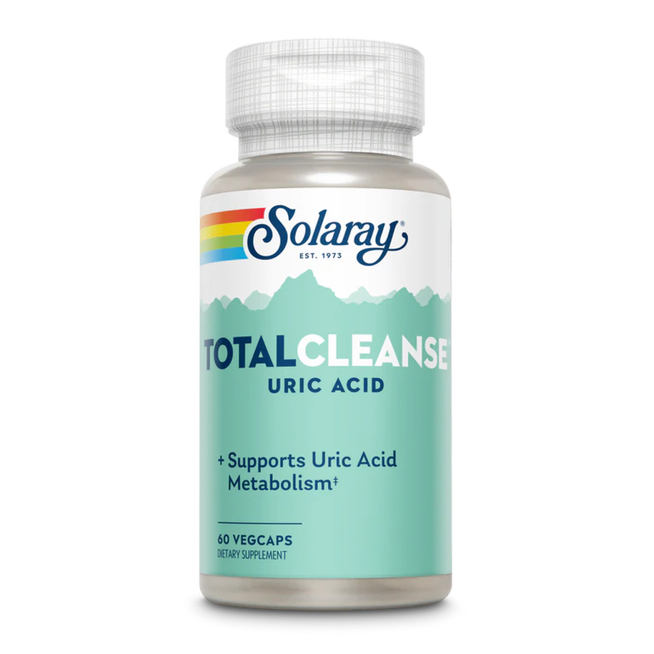 Solaray, Total Cleanse, засіб для виведення сечової кислоти, 60 капсул
