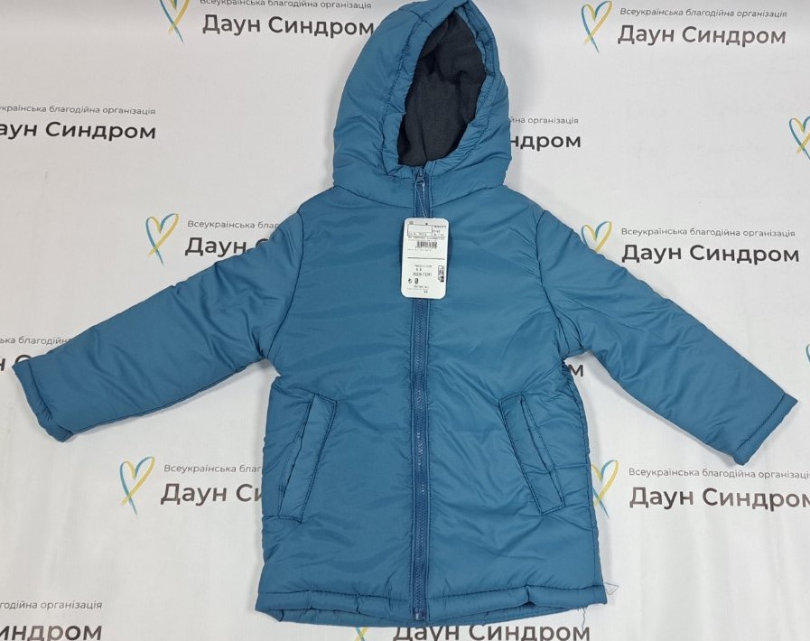 Куртка з капюшоном, Блакитна