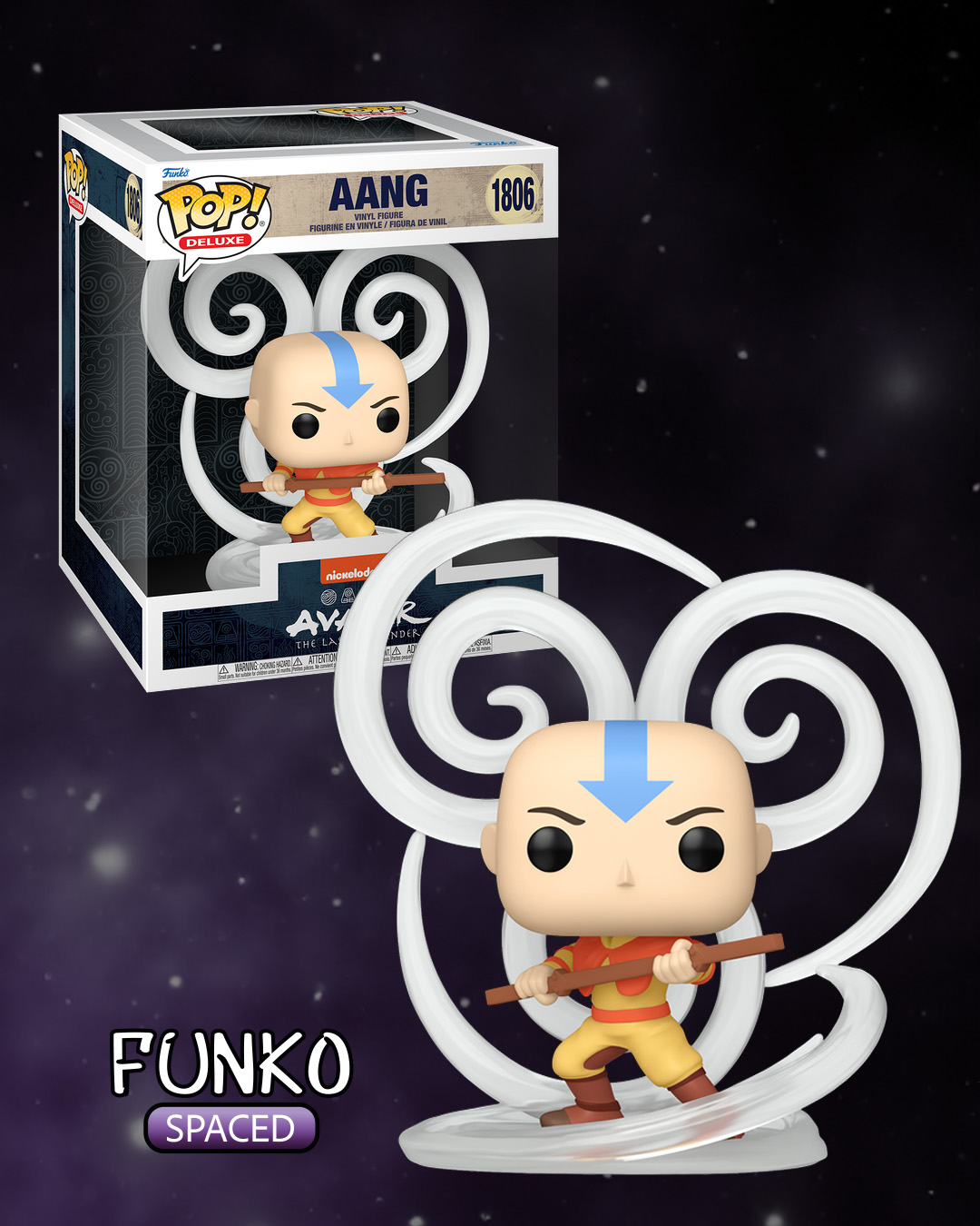 Фігурка Funko Pop Avatar The Last Airbender - Aang | Фанко Поп Аватар: Останній захисник - Аанг #538-copy