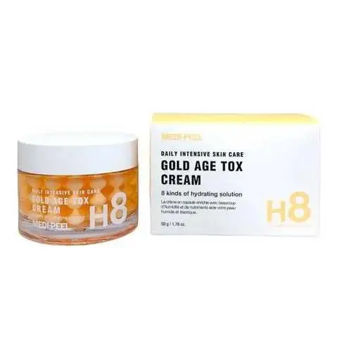 Антивіковий капсульний крем з екстрактом золотого шовкопряду Medi Peel Gold Age Tox Cream