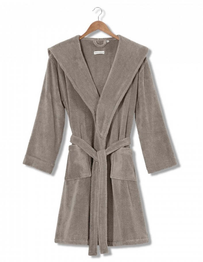 Халат с капюшоном Chicago Lappartement Бежевий