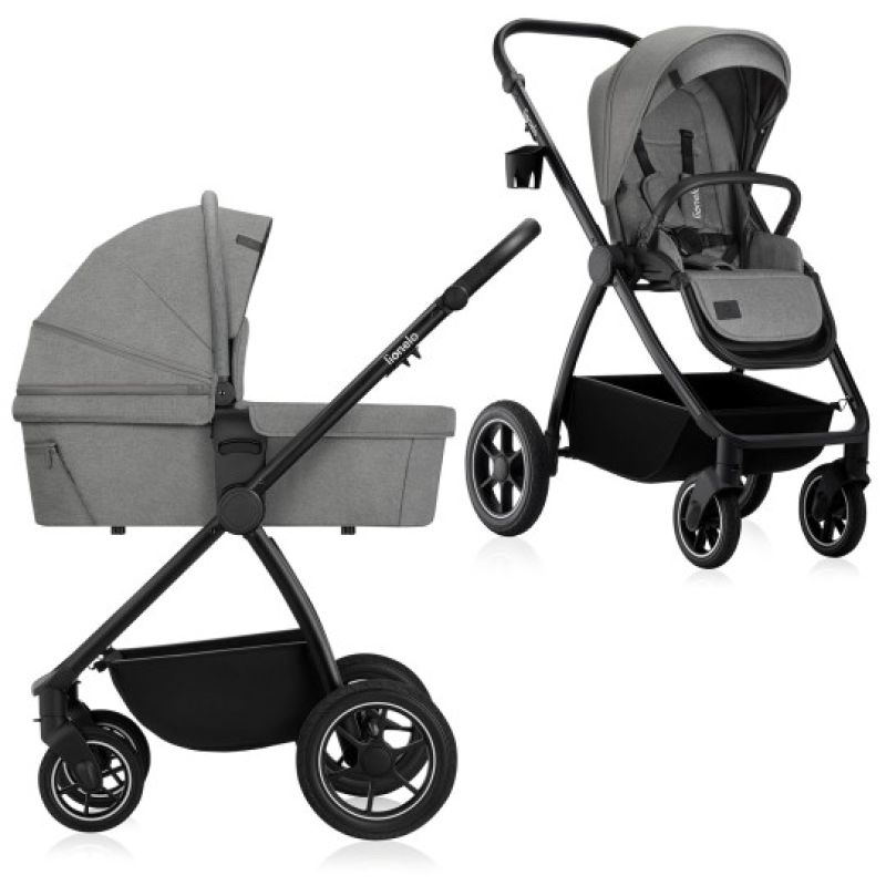 Коляска 2 в 1 Lionelo Meril Grey Stone