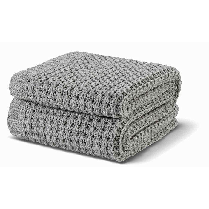 Плед Dimension Hamam 130×170 Світло-сірий, вовняний, преміум