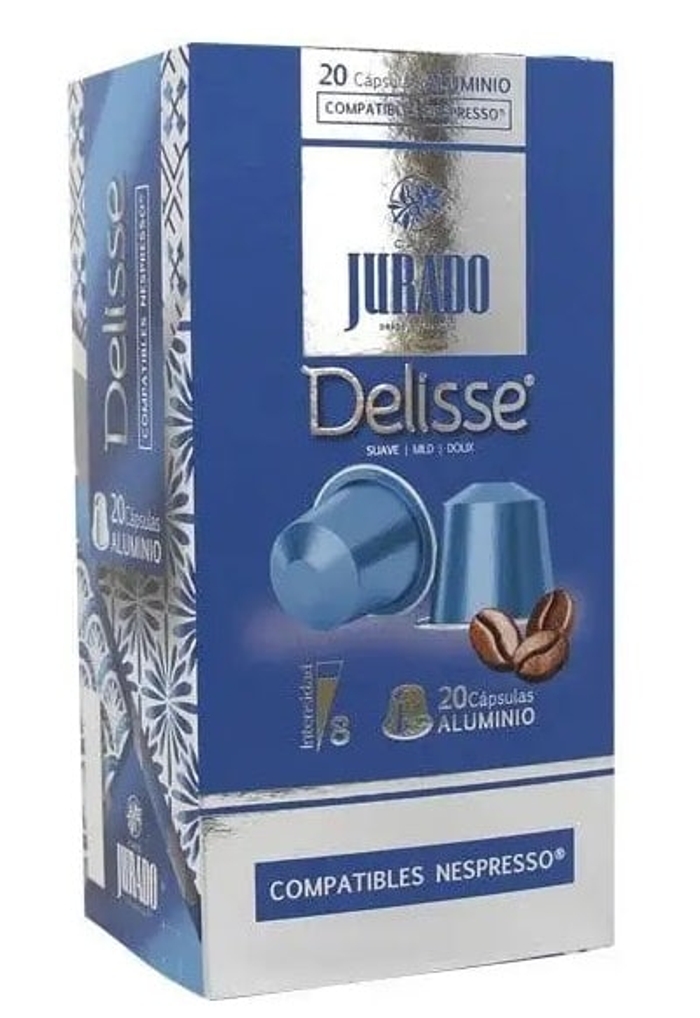 КАВА В КАПСУЛАХ Nespresso Delisse ALUMINIO №8 (20 капсул)