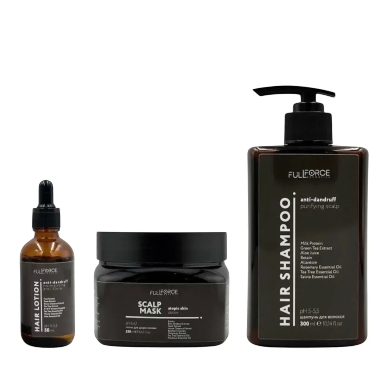 Набір при себорейному дерматиті та лупі TRICHOLOGICAL SET FOR SEBORRHEIC DERMATITIS, 600 ml