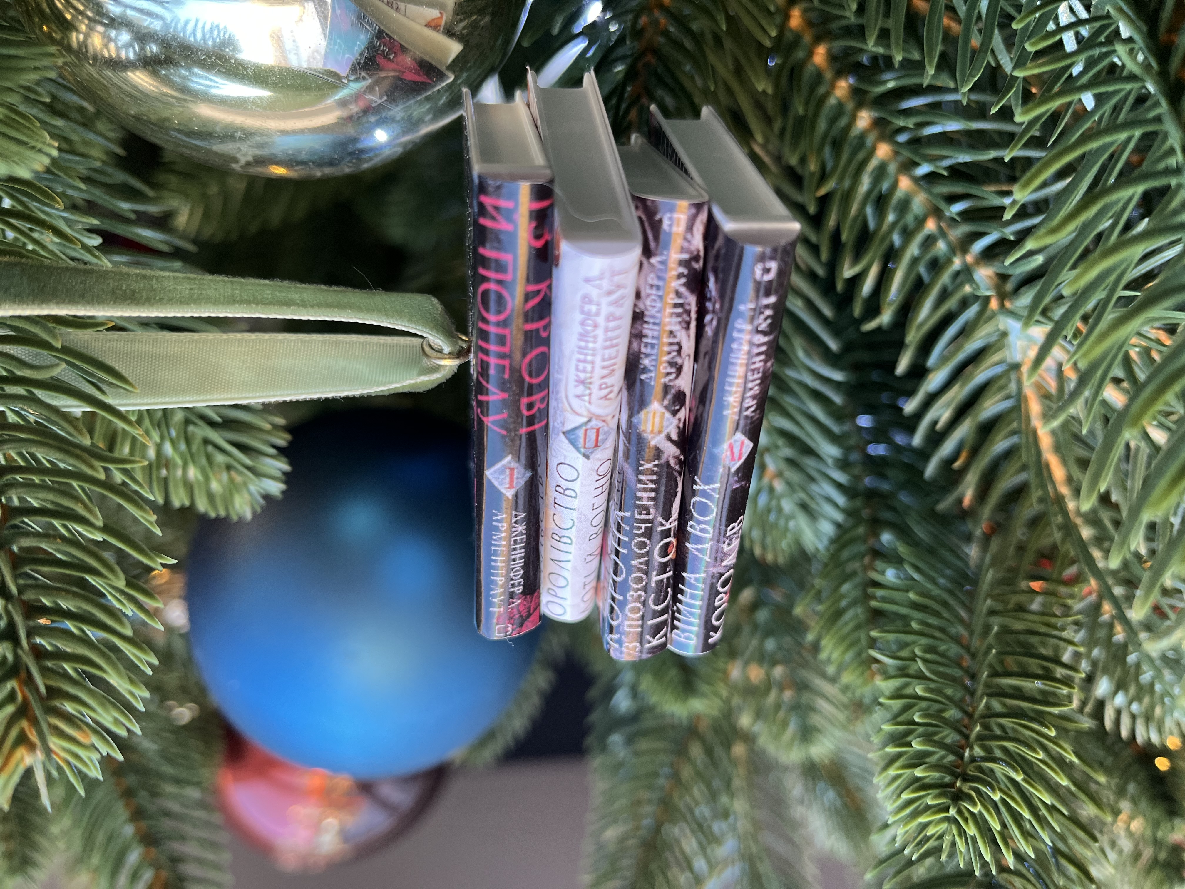 Ялинкова прикраса в вигляді міні-книг Декор для книжкової полиці, 3Д друк