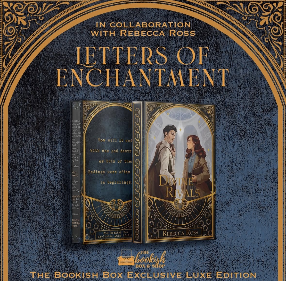 Letters of Enchantment Divine Rivals Ruthless Vows Rebecca Ross The Bookish Box