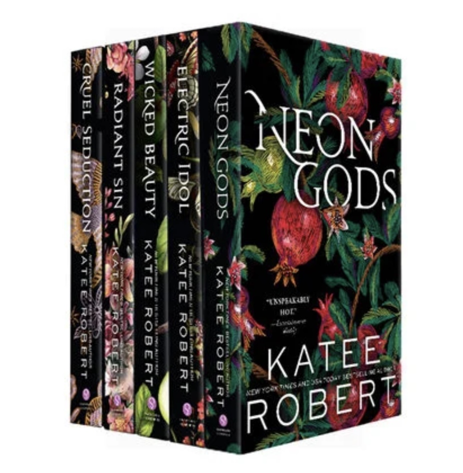 Dark Olympus Series 5 Books Set by Katee Robert (Neon Gods, Electric Idol, Wicked Beauty, Radiant Sin, Cruel Seduction) Katee Robert