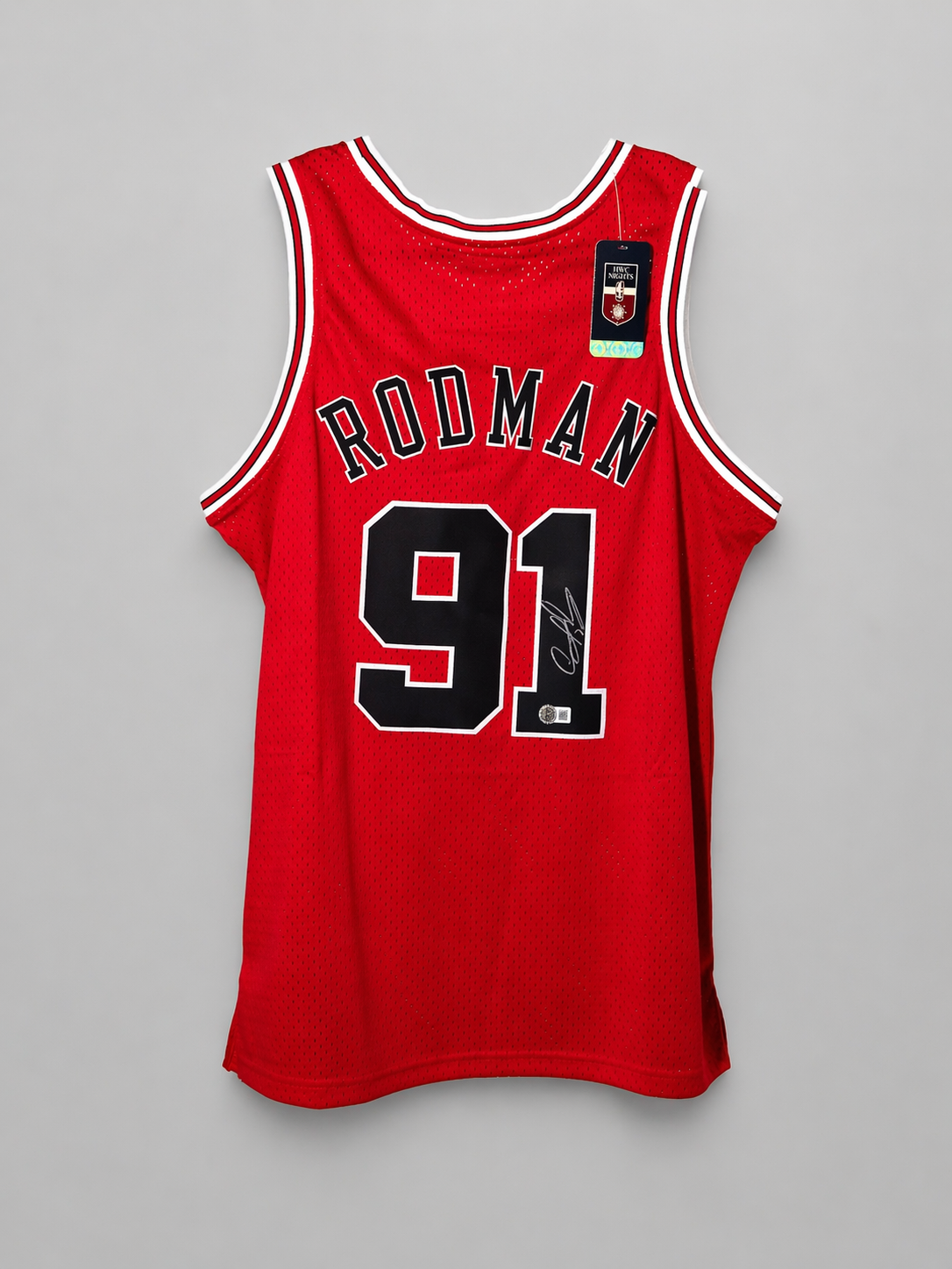 JERSEY RODMAN CERTIFICADO BECKETT
