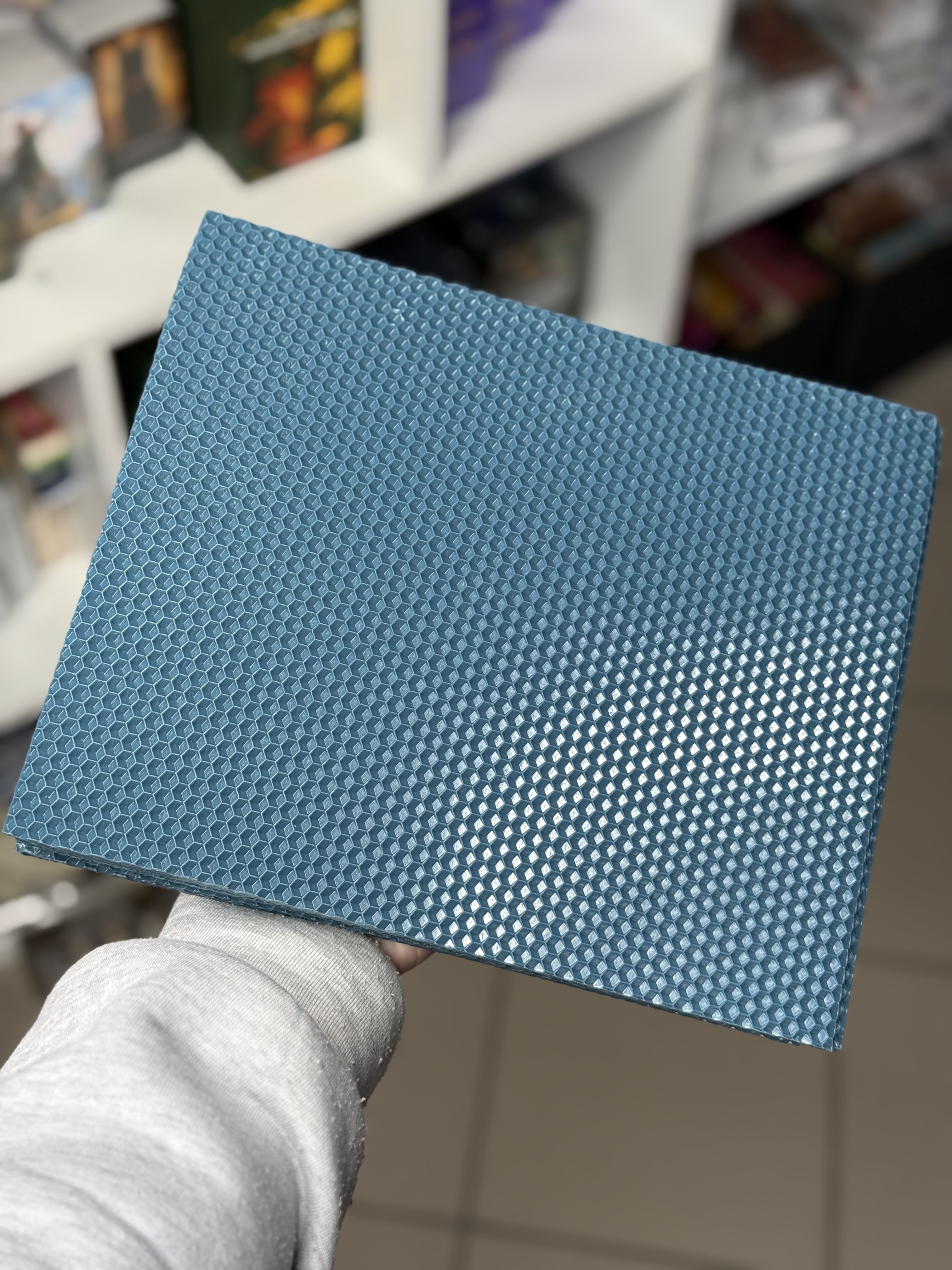 Вощина синього кольору 26х21 см