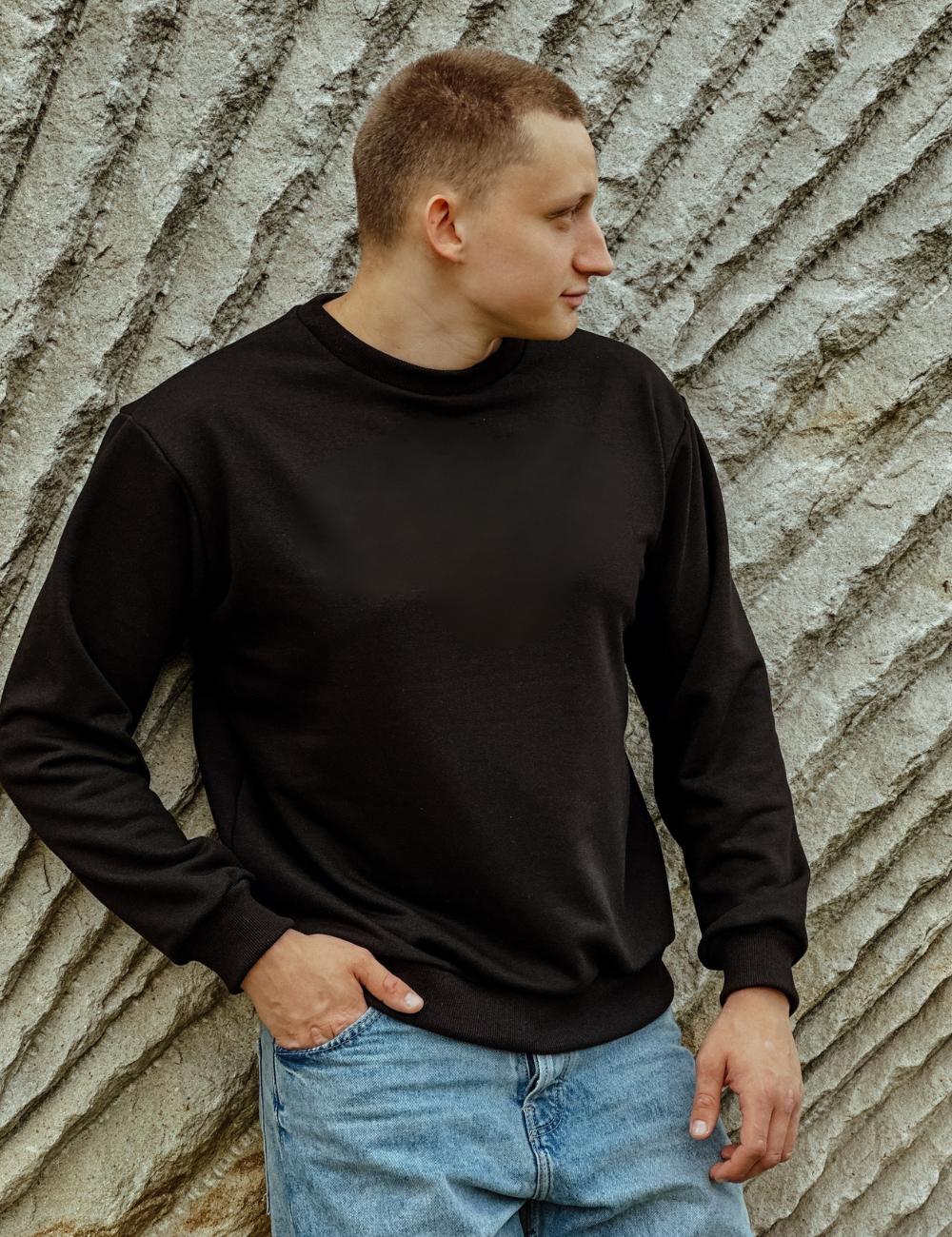 Unisex cotton sweatshirt for custom print