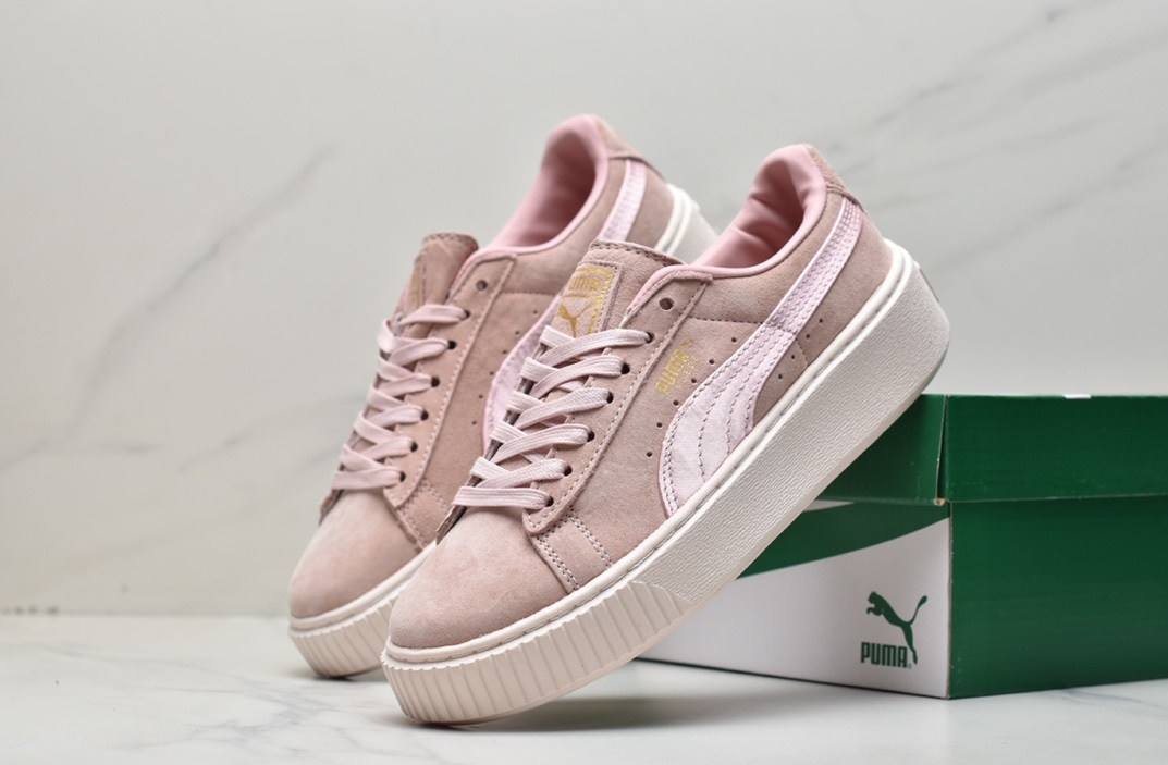 Puma SMASH v2 VULC CV Low Top Leather Dad Shoes