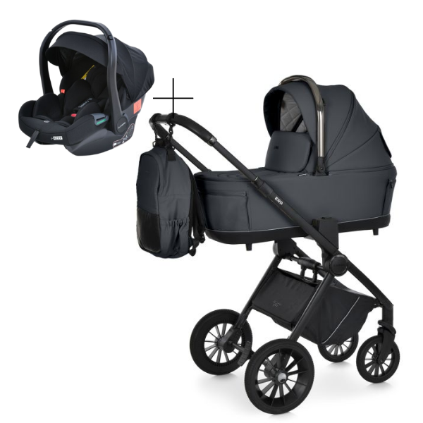 Коляска універсальна 3в1 EL CAMINO ERA ME 1100-2 Charcoal Gray