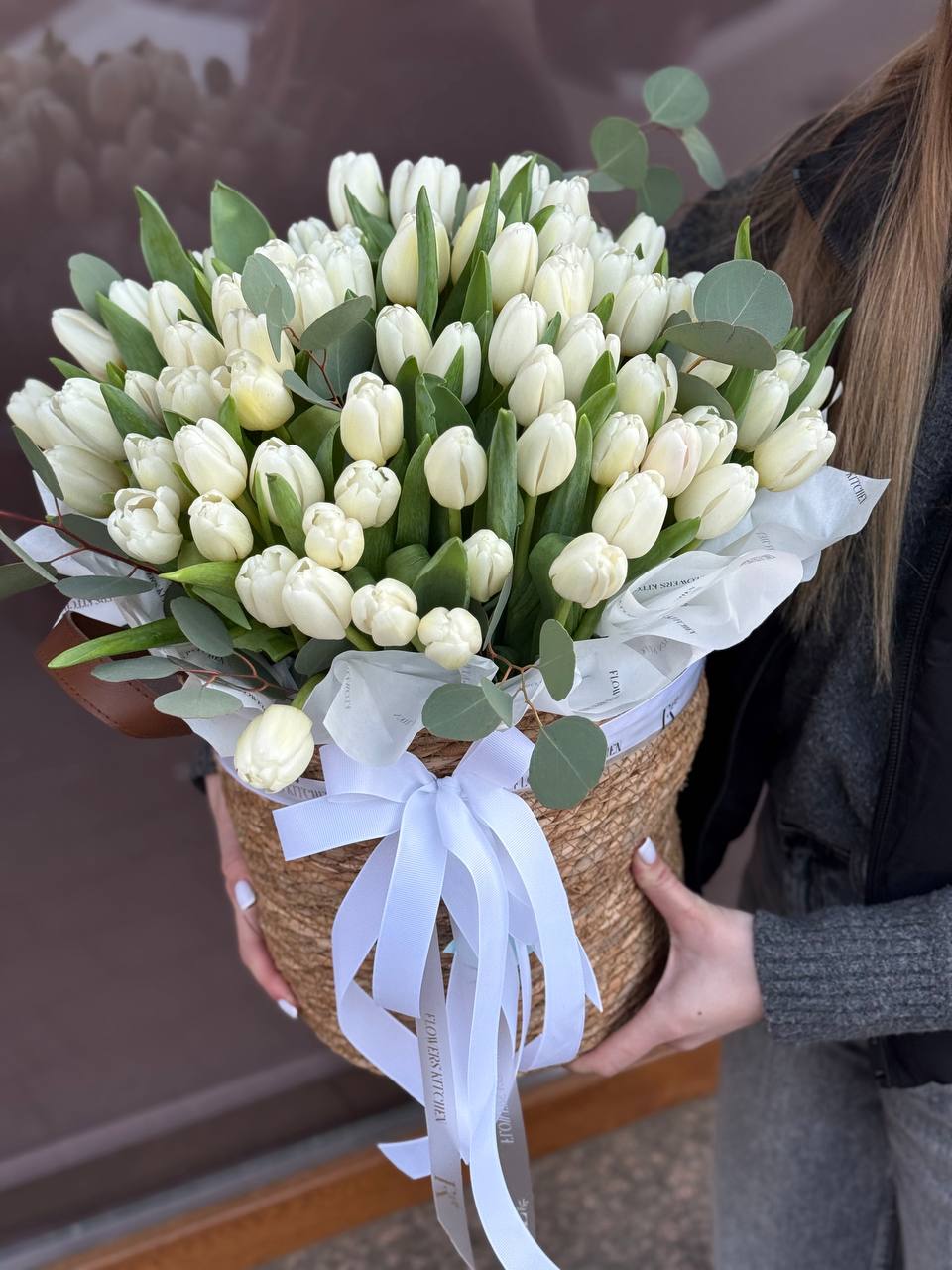 Тюльпан білий Голандія 40-45см