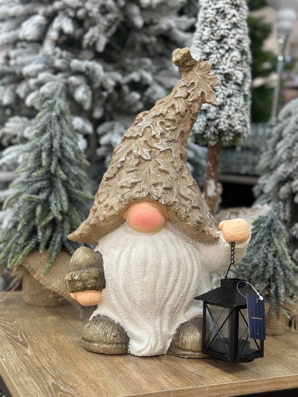Декоративна фігура Гном з ліхтариком