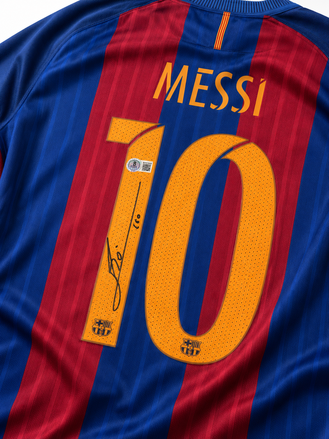 JERSEY LIONEL MESSI BARCELONA CERTIFICADO POR BECKETT 