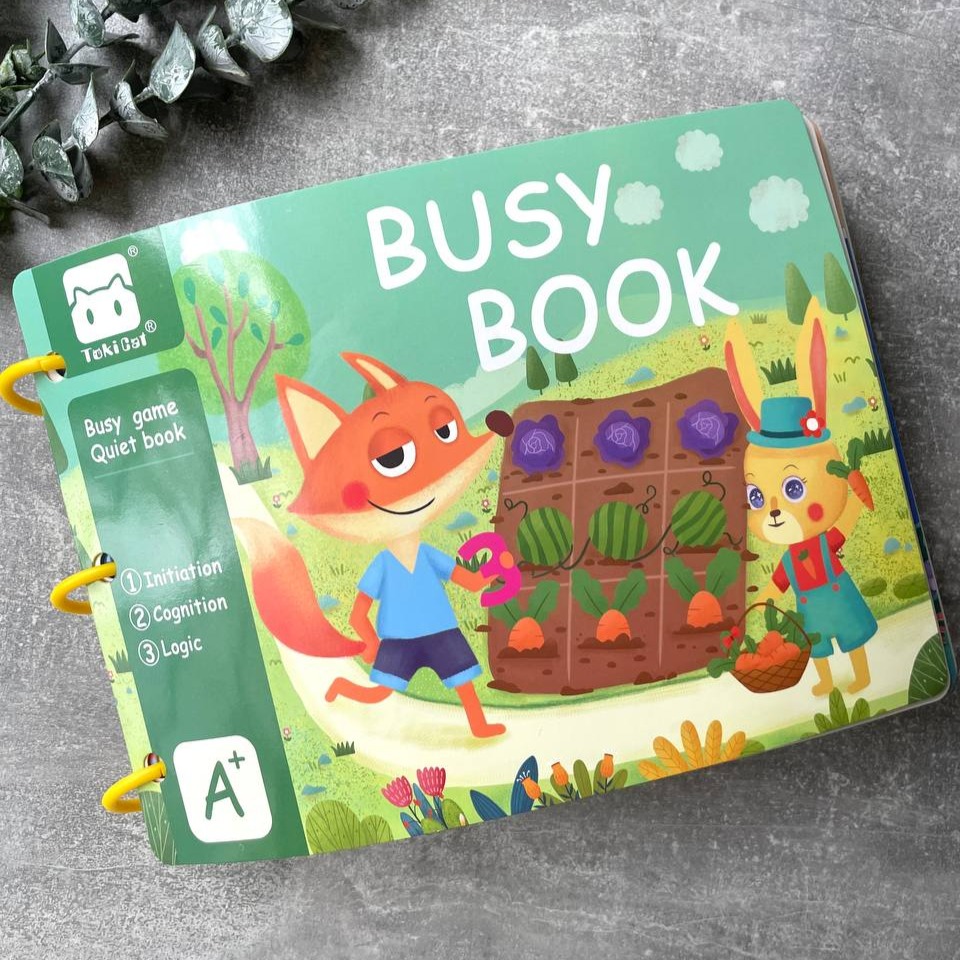 Книжка на липучках для дітей 1,5–5 років "Busy Book"