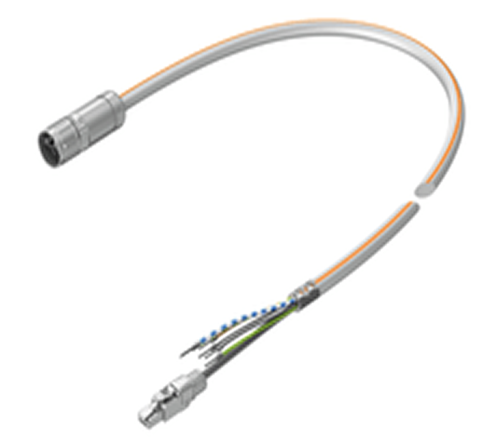 Кабель серводвигуна двигуна NEBM-M23G15-EH-10-Q7N-R3LEG14