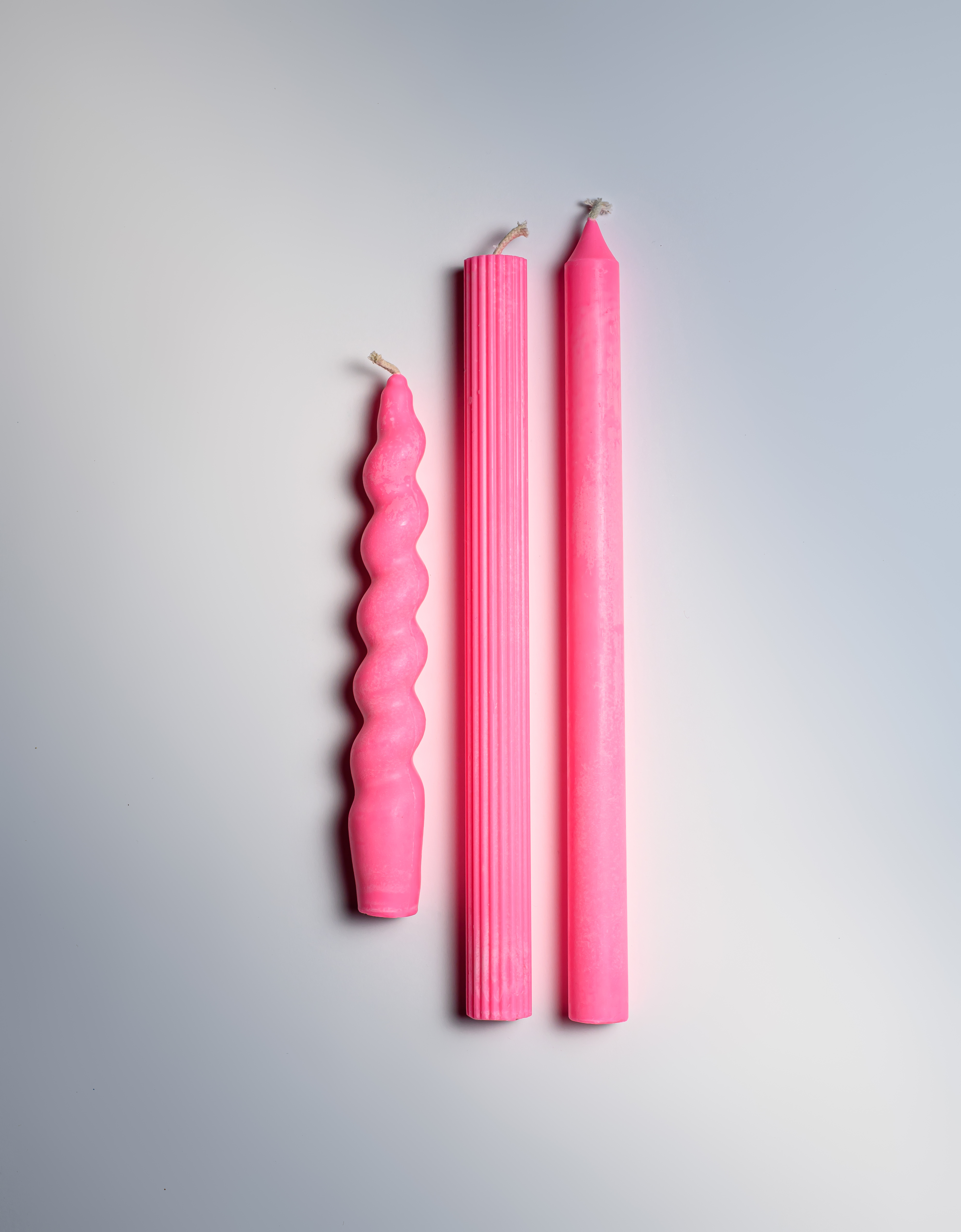 Taper Candles, Full Set of 3