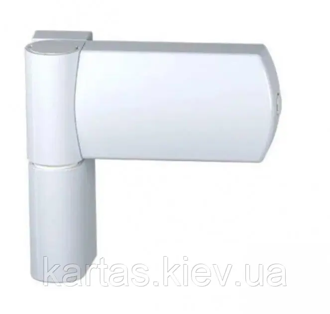 Петля дверна ASTEX АТ25 до 80 кг ЦАМ колір білий RAL 9016