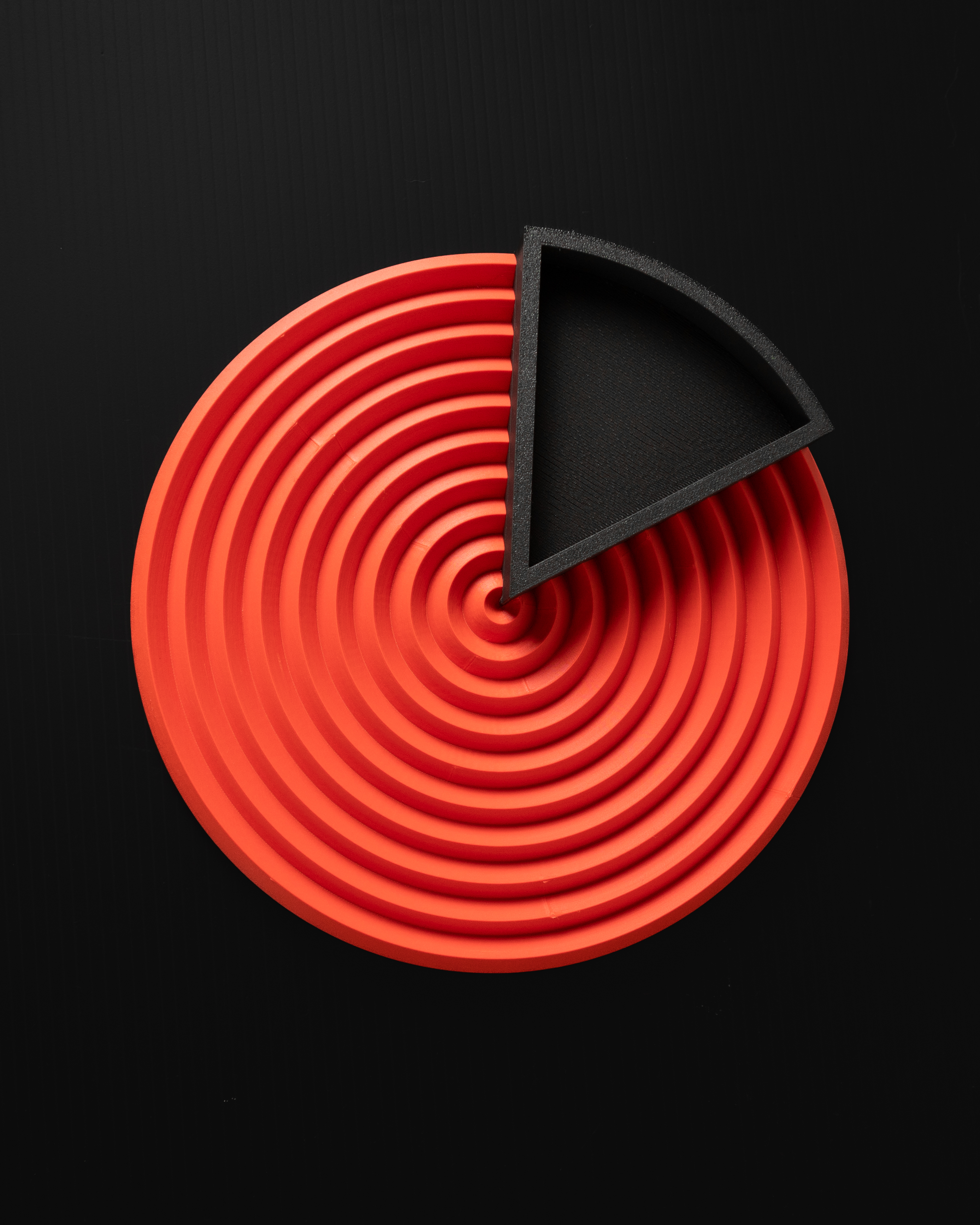 Wave Catch-all Tray – Unique 3D Printed Tray with Container