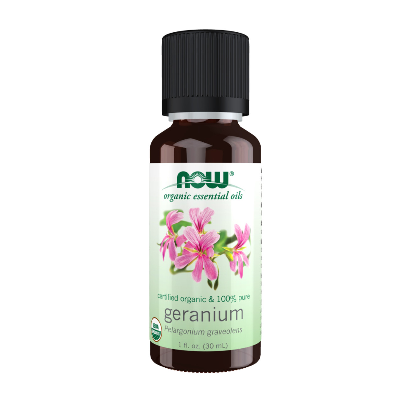 Ефірна олія герані, Organic Geranium Oil - 30ml