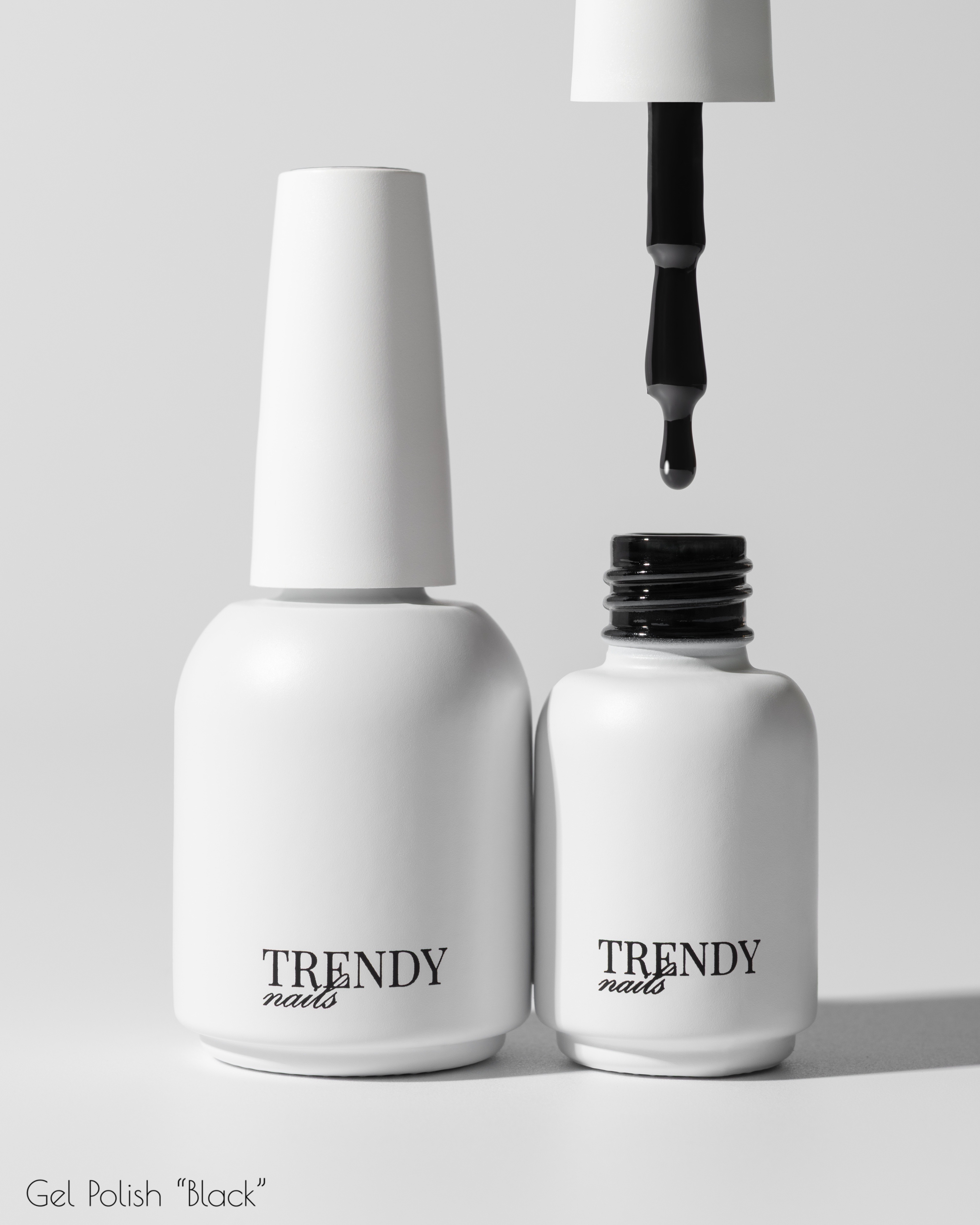 Gel polish "Black" HEMA/TPO free 5 ml