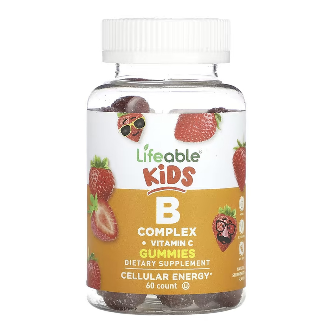 B Complex + Vitamin C Kids - 60 gummies