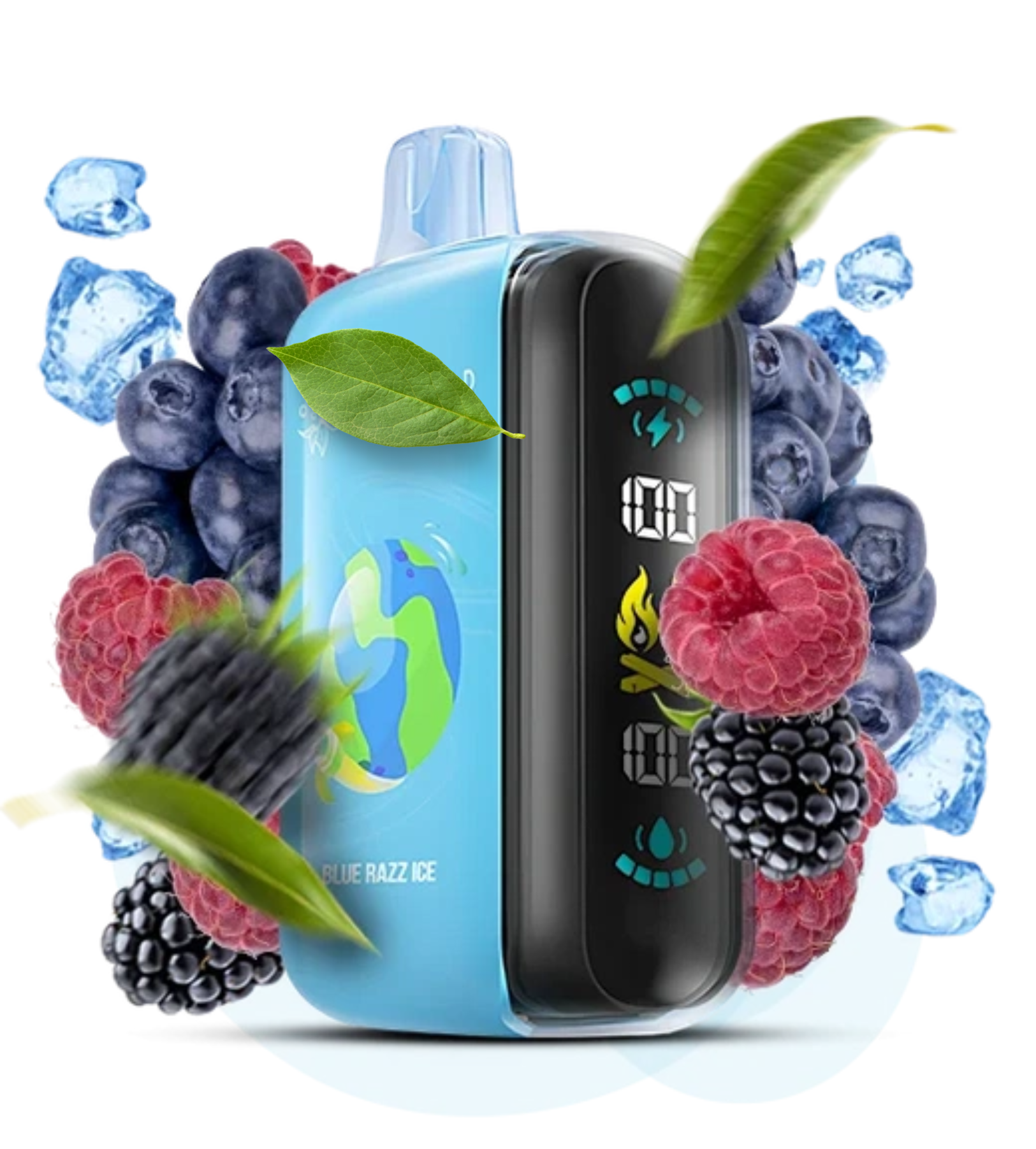 Elf Bar RAYA D3 25000 Blue Razz Ice (Свіжі Ягоди Лід)