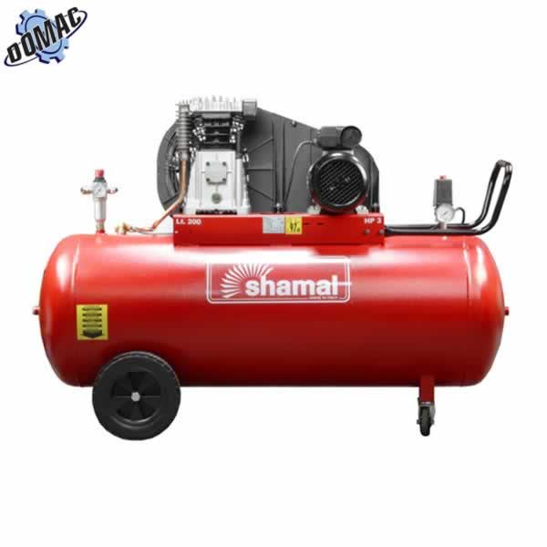 200 litre Compressor 3hp belt driven Single Phase