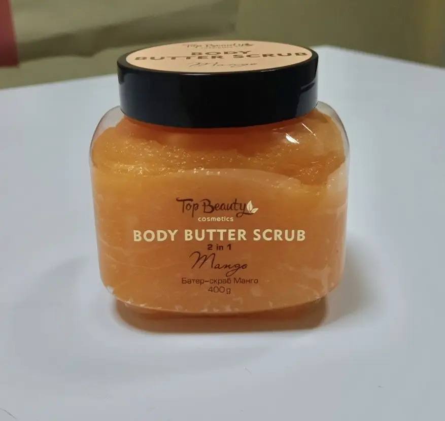 Цукровий батер-скраб для тіла 2 в 1 Манго Top Beauty Body Butter Scrub Mango 2 in 1 400 г