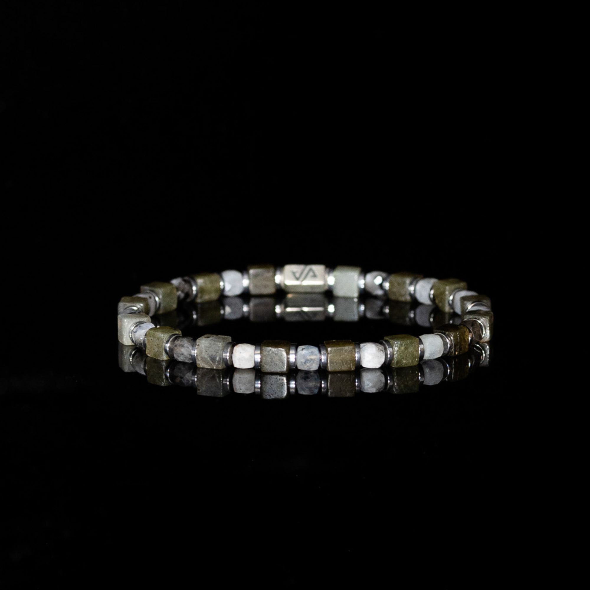 Moon stone-Labradorite Bracelet