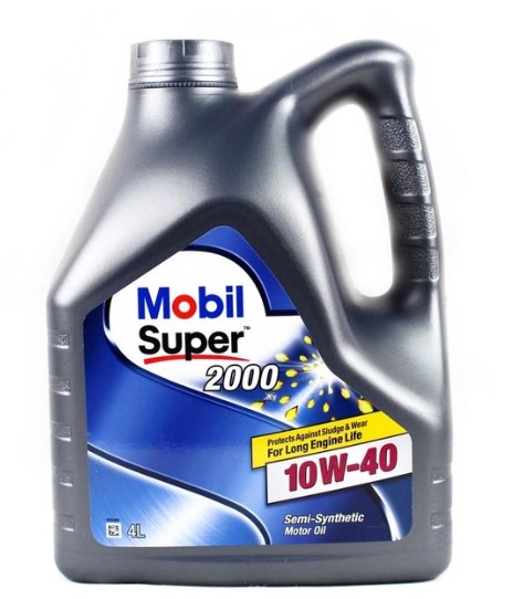 Моторна олива 10W40  Mobil Super 2000 X1, 4л.