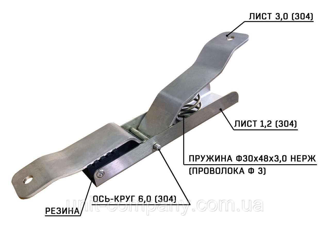 Прищіпка-тримач для автомобільних килимків ; прищіпка для автомийки ; тримач килимків для машини (1шт)