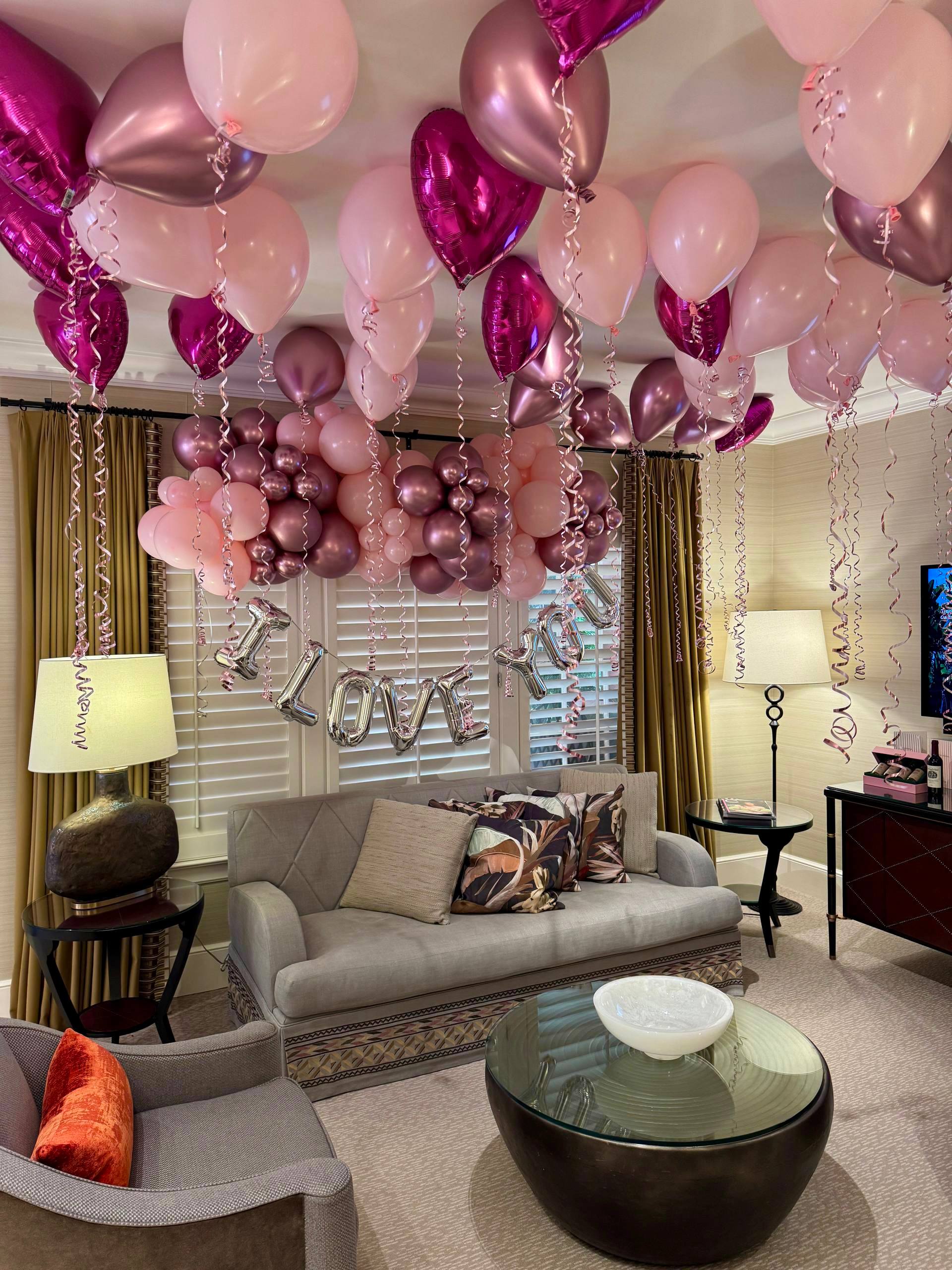 Luxury Room Balloon Celebration
