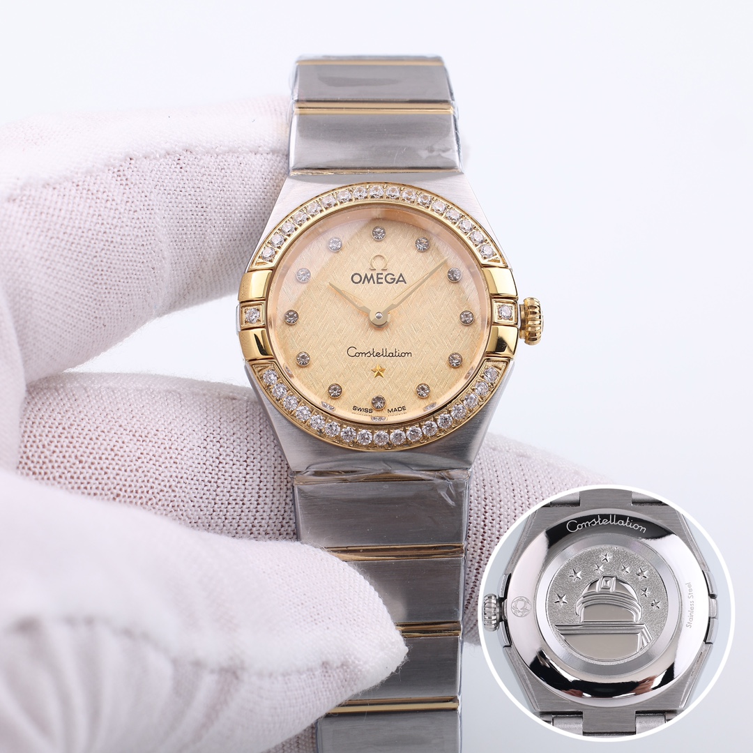 Women`s Omega 131.15.25.60.55.001 Constellation Quartz 24mm-copy-1