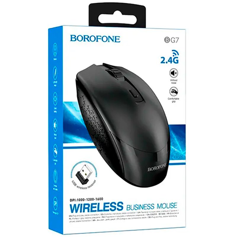 Бездротова миша Borofone BG7 Black
