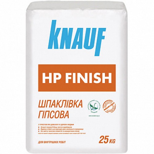Knauf НР-Фініш шпаклівка гіпсова 25 кг. Кнауф