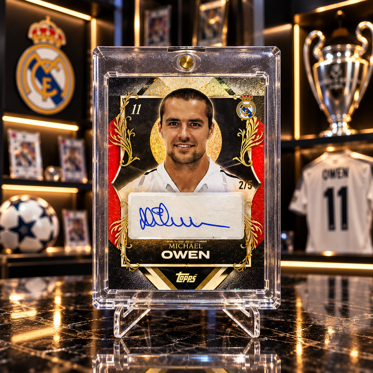 Michael Owen /5 AUTO RAW