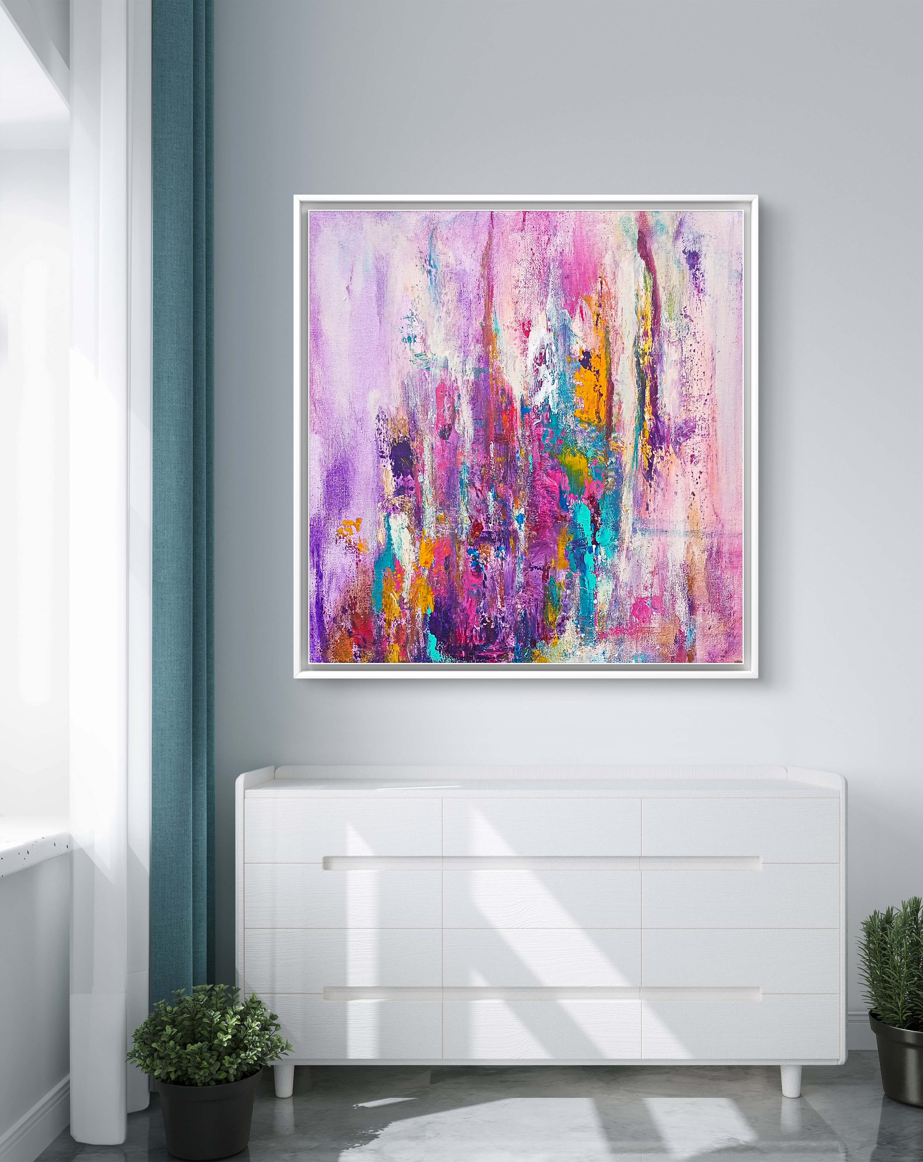 Абстрактна картина на стіну "Вальс квітів"