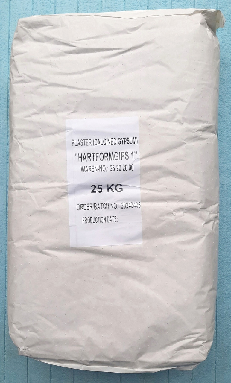 Гіпс HARTFORM 1 - високоміцна (30 МПа в сухому стані) альфа-гіпсова суміш, 25кг (SAINT-GOBAIN FORMULA)