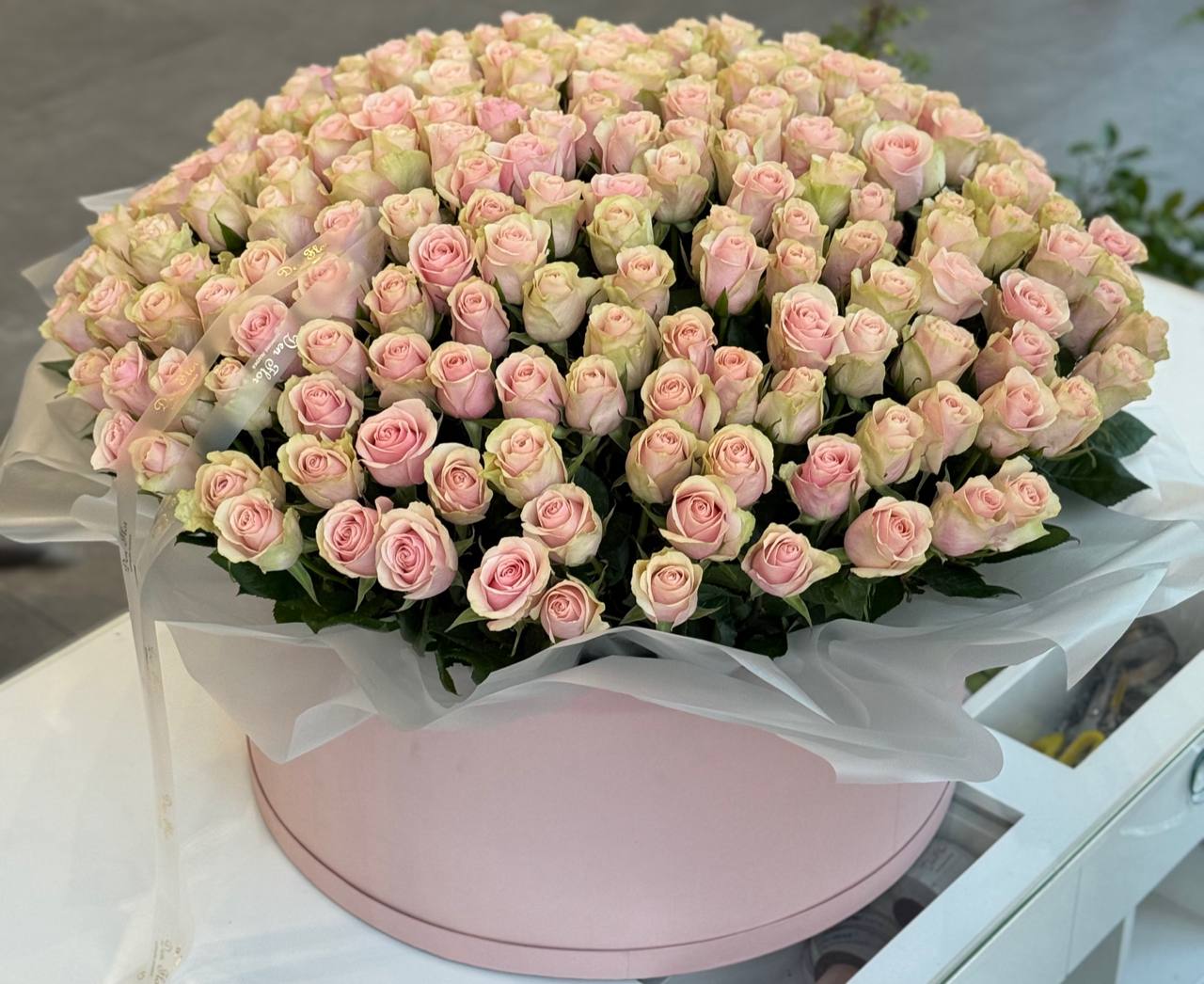 Композиція з 201 троянди Фрутетто