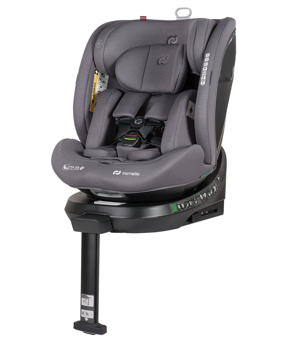 Автокрісло CARRELLO Octopus від 40 до 150 см 0+1+2+3 ISOFIX Seashell Grey