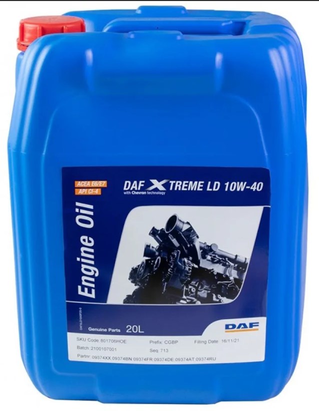 Олива моторна DAF XTREME LD 10W-40 20 л