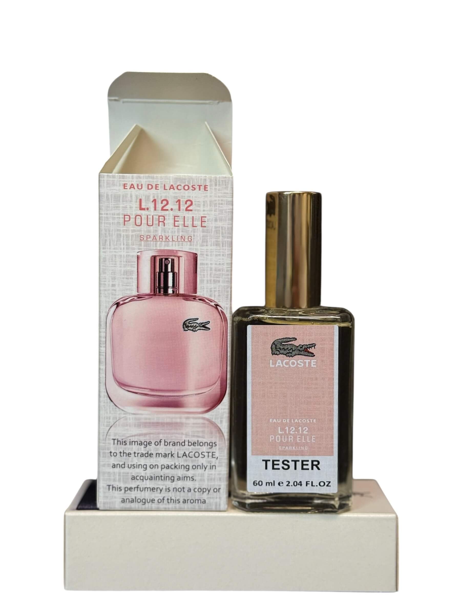Тестер парфумів Lacoste Eau De L.12.12 Pour Elle Sparkling, 60 мл