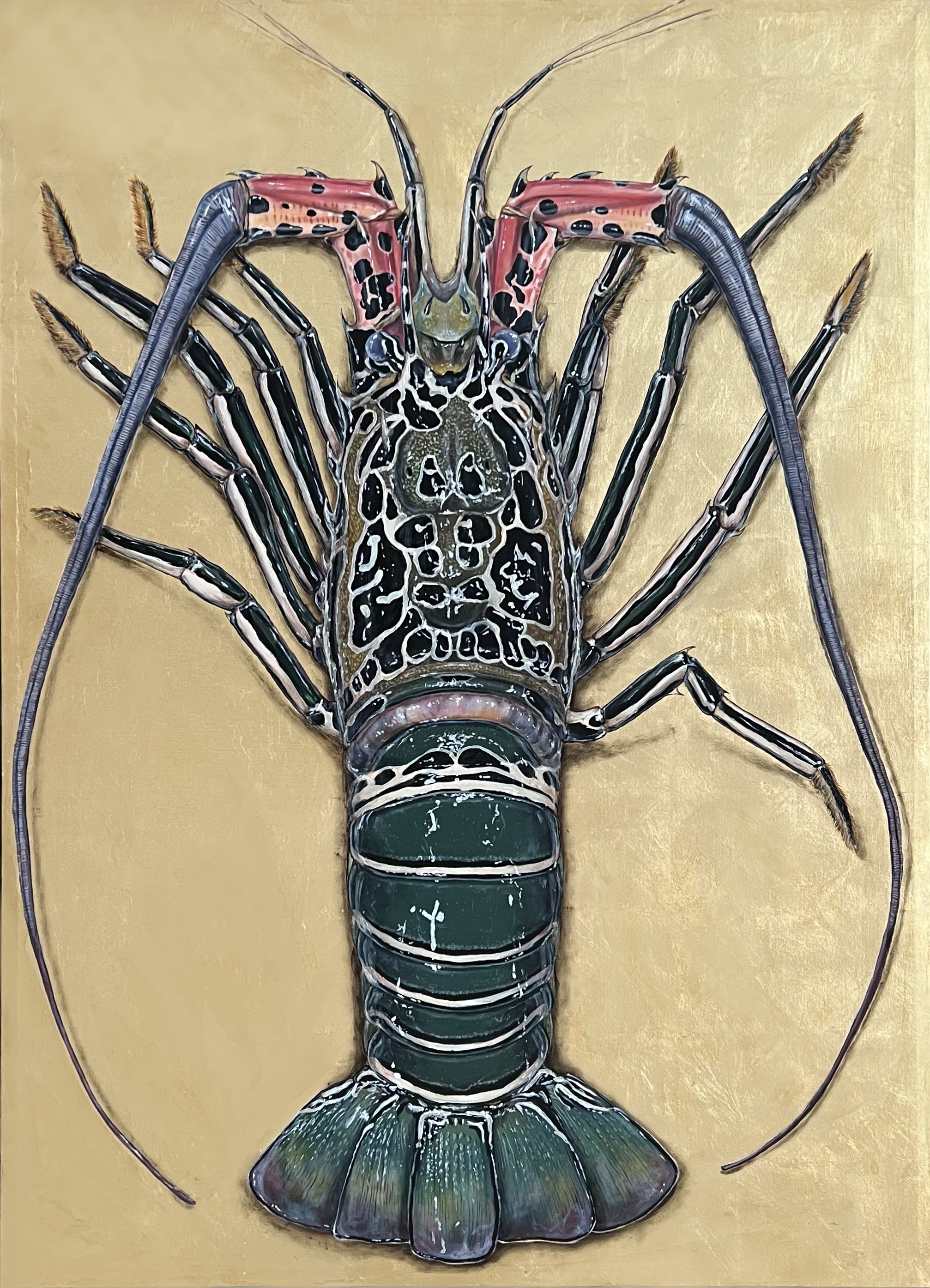 Rorschach Lobster original painting