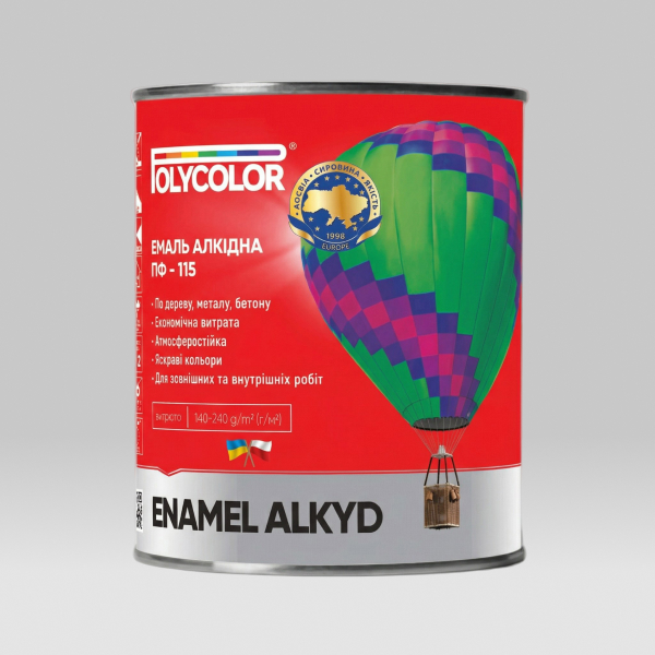 Емаль алкідна ПФ-115 ТМ POLYCOLOR