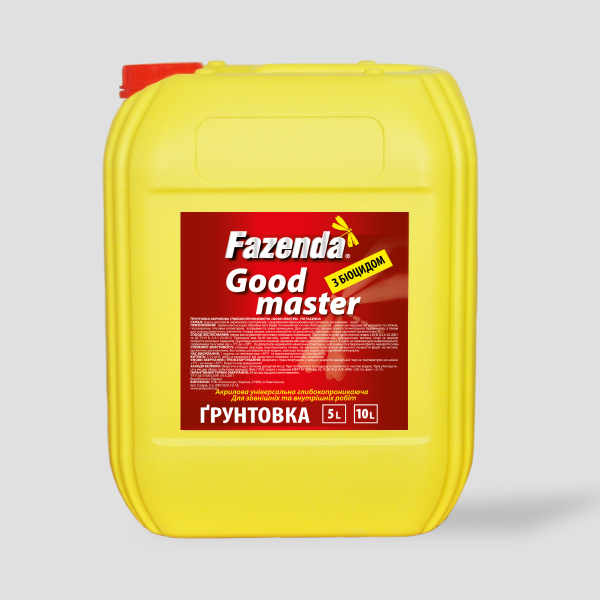 GOOD MASTER ҐРУНТОВКА АКРИЛОВА ГЛИБОКОПРОНИКАЮЧА ТМ FAZENDA